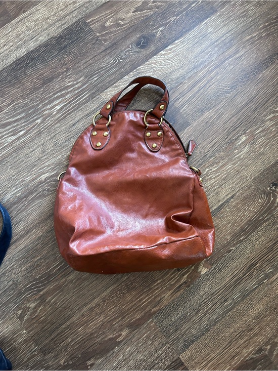 Aldo Handbags - Aldo Burnt Orange Leather Hobo Bag